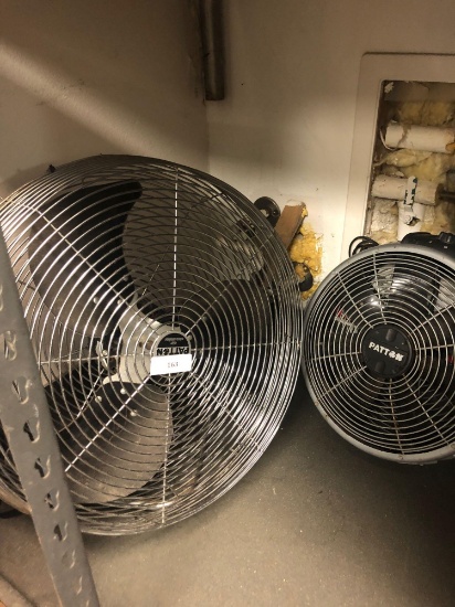 (2) Patton Industrial Fans