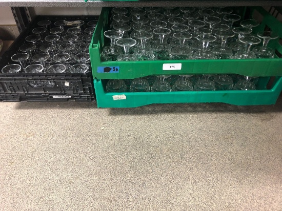 3-Racks Approximately 100-Count Of Goblets