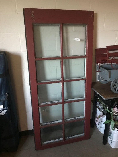 Vintage Glass Double Doors w/ Original Hardware