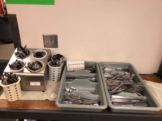 Assortment of flatware