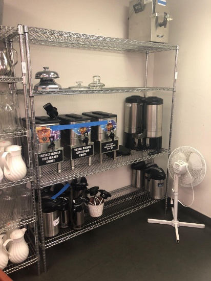 Chrome Wire Shelving Unit