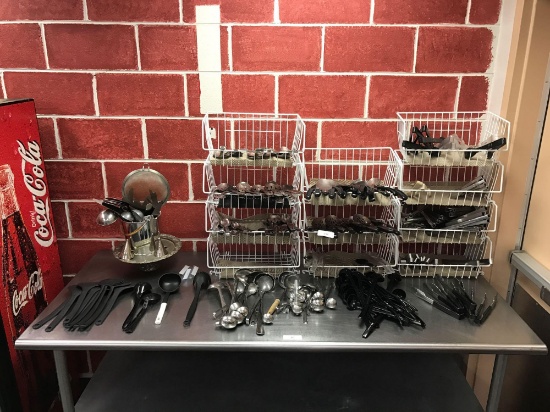 Contents of stainless steel worktable