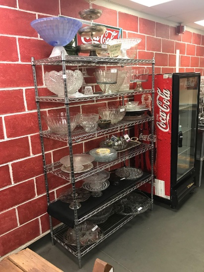 Chrome Wire Shelving Unit