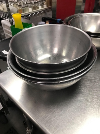 (5)Stainless Steel Mixing Bowls
