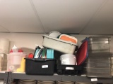 Assorted Cambro Containers/Lids & Condiment Bottles