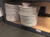 Shelf Of Assorted Syracuse China Plates