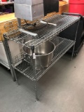 Chrome Wire Shelving Unit