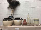 Shelf of decorations