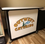 Portable Bar w/ Illuminated Front