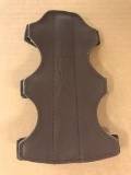 (148) Martin Archery Brown Leather Arm Guard w/ Snap