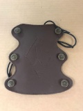 (73) Martin Archery Brown Leather Deluxe Lace Up Arm Guard