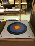 Approximately (300) World Archery Official Maple Press Inc. 10-Ring 4-Color Targets 25