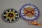 2 Native American Beaded Medalions