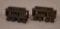 (2) Cast Iron Sanfrancisco Cable Cars
