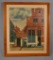 Framed Print by Unknown Artist Depicting German Village