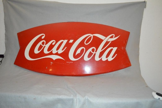 5' Metal Coca-Cola Sign