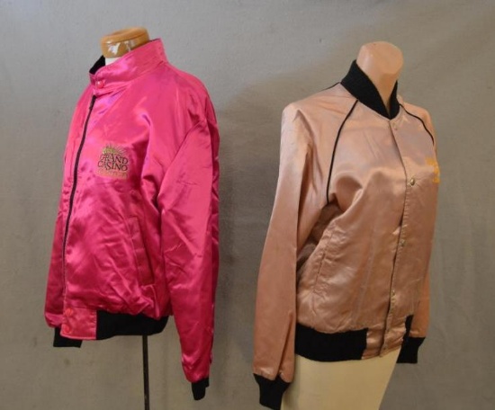 Aladdin Hotel Jacket (Sz Small) & Reversible Grand Casino Jacket (Sz Med)