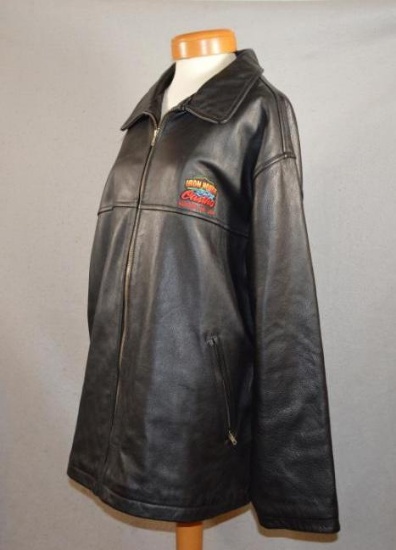 Iron Horse Casino Auburn WA Leather Jacket Size XXL
