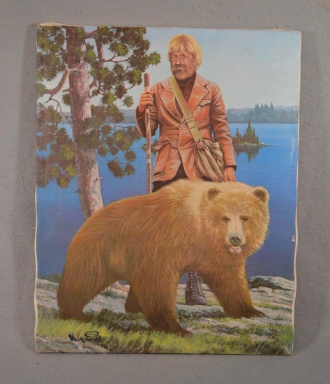 Jeramiah Johnson Canvas Print by Roy Kerswill