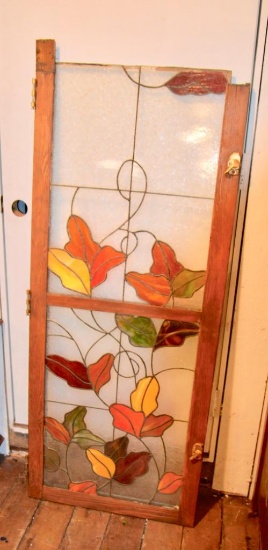 Stained Glass Window floral Pattern