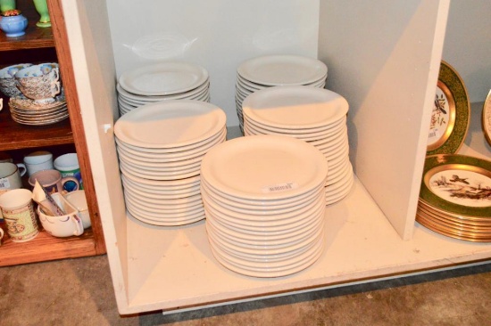 Approximately 120-Count 9" Crest-Ware Plates