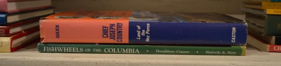 (2) Hardback Books. Chief Joseph Country Land of the Nez Perce by Bill Gulick and Fishwheels of the