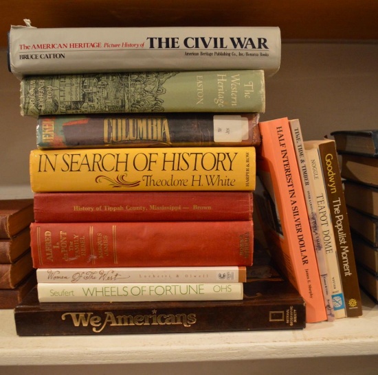 Box of Assorted American History Books