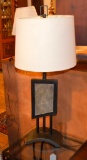 3-Way Stone & Metal Decorative Table Lamp