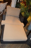 (2) Mission Hills Swiveling Patio Chair w/ Matching Ottomans