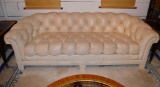Pleated Leather Sofa