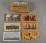 57 Stereoviews, Both Real Photographs & Printed, Incl: Keystone & Underwood. Generally Good Cond.