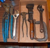 Assortment of heavy duty wrenches