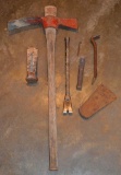 Assortment of lawn tools and misc tools