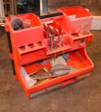 Tool carrying tote with contents