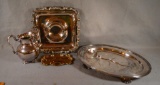 4 Silverplate Pieces