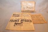 Assorted Antique Newspapers