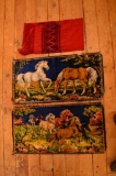 2 Wall Tapestries & a Table Runner