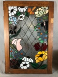 Floral Stained Glass window Pane