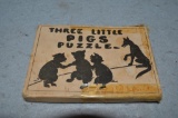 Vintage Three Little Pigs Puzzle