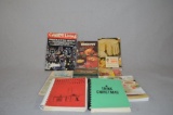 Assortment of cook books and magazines