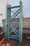 (6) Pallet Racking Uprights 7ft 6 inch x 3ft wide
