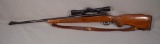 Sears Ted Williams Model 53 300 Win Bolt Action Rifle w/ Tasco 2.5x32 Scope & Leather Shoulder Strap