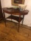 Oval Walnut Occasional Table w/ Lower Shelf
