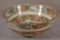 Coin Medallion Chinese Porcelain, Punch Bowl, 10 1/8