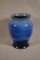 Bourne Denby Blue Vase - Commerorative Diamond Jubilee Year 1932 - Grantham Co-Operative Society Ltd