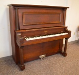 Howard Cabinet Grand Upright Piano W/ Walnut Case