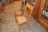 [2] Wicker seat chairs