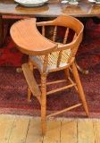 Child's antique high chair