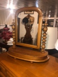 Vintage Mirrored Shaving Stand