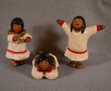 3 C. Alan Johnson Figurines, 1993, AM56, Annie, 5 1/4